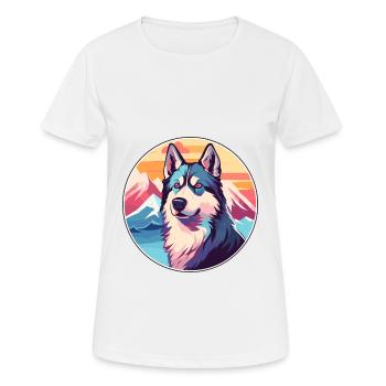 Prazsky Krysarik Dog Breed Cartoon Kawaii Watercol - Women's Breathable T-Shirt - white - Front - AI Model Female 172 dark (172cm)