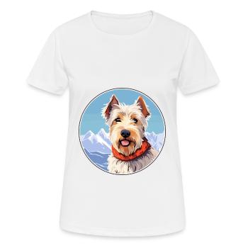 Sporting Lucas Terrier Race De Chien Cartoon Kawaii Wa - T-shirt respirant Femme - blanc - Devant - AI Model Female 172 dark (172cm)