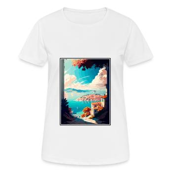 Split Kroatien Vintage Reiseposter WPA Souvenir - Frauen T-Shirt atmungsaktiv - Weiß - Vorne - AI Model Female 172 dark (172cm)