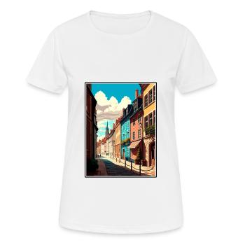 Dijon Frankreich Vintage Reiseposter WPA Souvenir - Frauen T-Shirt atmungsaktiv - Weiß - Vorne - AI Model Female 172 dark (172cm)
