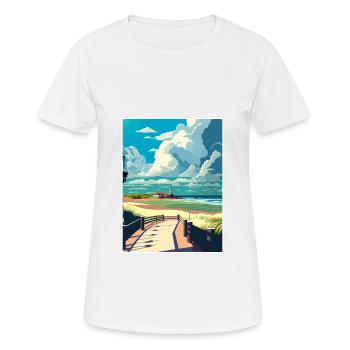 Vandvoort West Decoration Netherlands Souvenir - Women's Breathable T-Shirt - white - Front - AI Model Female 172 dark (172cm)