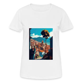 Antakya Türkei Vintage Reiseposter WPA Souvenir - Frauen T-Shirt atmungsaktiv - Weiß - Vorne - AI Model Female 172 dark (172cm)