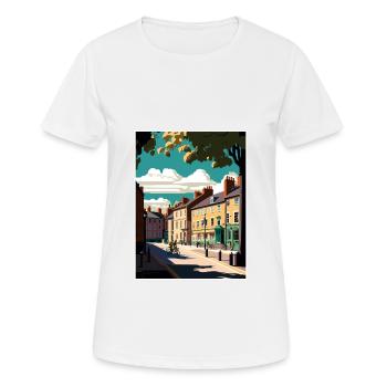 Northallerton Malham Cove England Reiseposter - Frauen T-Shirt atmungsaktiv - Weiß - Vorne - AI Model Female 172 dark (172cm)