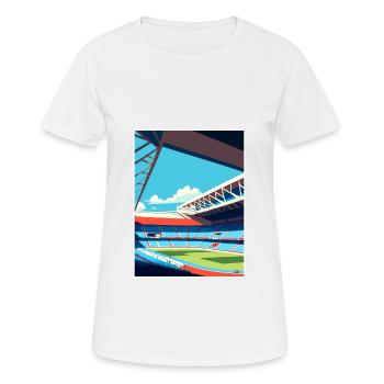 Selhurst Park Stadium Crystal Palace Football - Women's Breathable T-Shirt - white - Front - AI Model Female 172 dark (172cm)