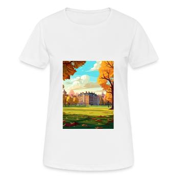Hyde Park London England Vintage Travel Poster WPA - Women's Breathable T-Shirt - white - Front - AI Model Female 172 dark (172cm)