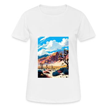 Anza Borrego Desert State Park California Souvenir - Women's Breathable T-Shirt - white - Front - AI Model Female 172 dark (172cm)