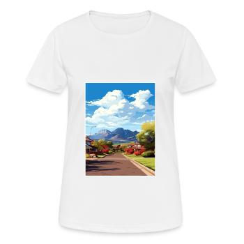 Springdale Utah Posters Vintage Travel Poster WPA - Women's Breathable T-Shirt - white - Front - AI Model Female 172 dark (172cm)