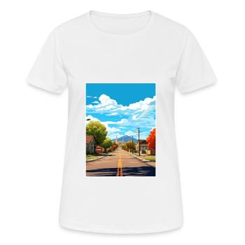 Vernal Utah Posters Vintage Travel Poster Souvenir - Women's Breathable T-Shirt - white - Front - AI Model Female 172 dark (172cm)