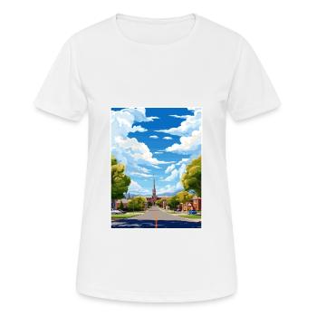 Vernal Utah Posters Vintage Travel Poster Souvenir - Women's Breathable T-Shirt - white - Front - AI Model Female 172 dark (172cm)
