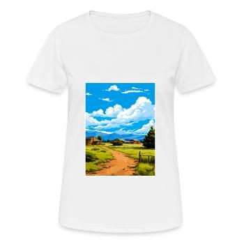 Torrey Utah Posters Vintage Travel Poster Souvenir - Women's Breathable T-Shirt - white - Front - AI Model Female 172 dark (172cm)