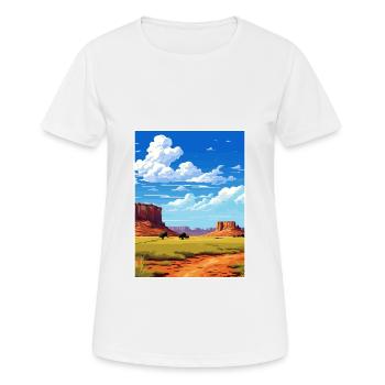 Torrey Utah Posters Vintage Travel Poster Souvenir - Women's Breathable T-Shirt - white - Front - AI Model Female 172 dark (172cm)