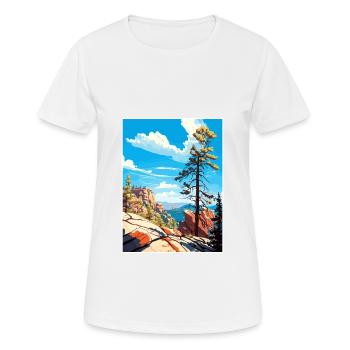 Mount Lemmon Arizona Vintage Reiseposter WPA Kunst - Frauen T-Shirt atmungsaktiv - Weiß - Vorne - AI Model Female 172 dark (172cm)