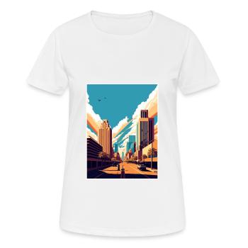 Phoenix Arizona Vintage Reiseposter WPA Souvenir - Frauen T-Shirt atmungsaktiv - Weiß - Vorne - AI Model Female 172 dark (172cm)