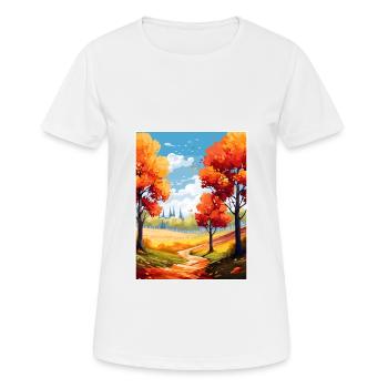 Adelaide Hills Australien Vintage Reiseposter WPA - Frauen T-Shirt atmungsaktiv - Weiß - Vorne - AI Model Female 172 dark (172cm)