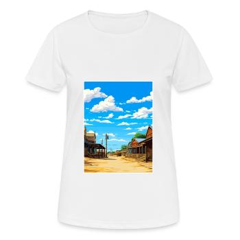 Sovereign Hills Australie Affiche de voyage Vintage - T-shirt respirant Femme - blanc - Devant - AI Model Female 172 dark (172cm)