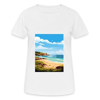 Wilsons Promontory National Park Reiseplakat - Frauen T-Shirt atmungsaktiv - Weiß - Vorne - AI Model Female 172 dark (172cm)