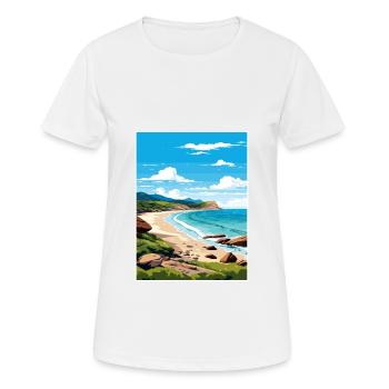 Wilsons Promontory National Park Reiseplakat - Frauen T-Shirt atmungsaktiv - Weiß - Vorne - AI Model Female 172 dark (172cm)