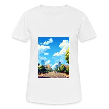 Perth Australien Deko Vintage Reiseposter WPA Kunst - Frauen T-Shirt atmungsaktiv - Weiß - Vorne - AI Model Female 172 dark (172cm)