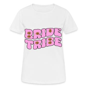 Bride Tribe - Women's Breathable T-Shirt - white - Front - AI Model Female 172 dark (172cm)