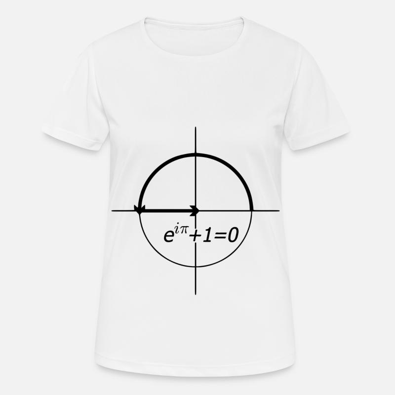 euler's identity (euler) - Women's Breathable T-Shirt - white
