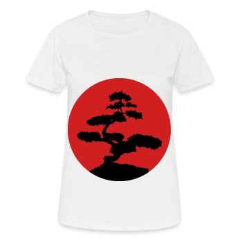 Bonsai Asia - Women's Breathable T-Shirt - white - Front - AI Model Female 172 dark (172cm)