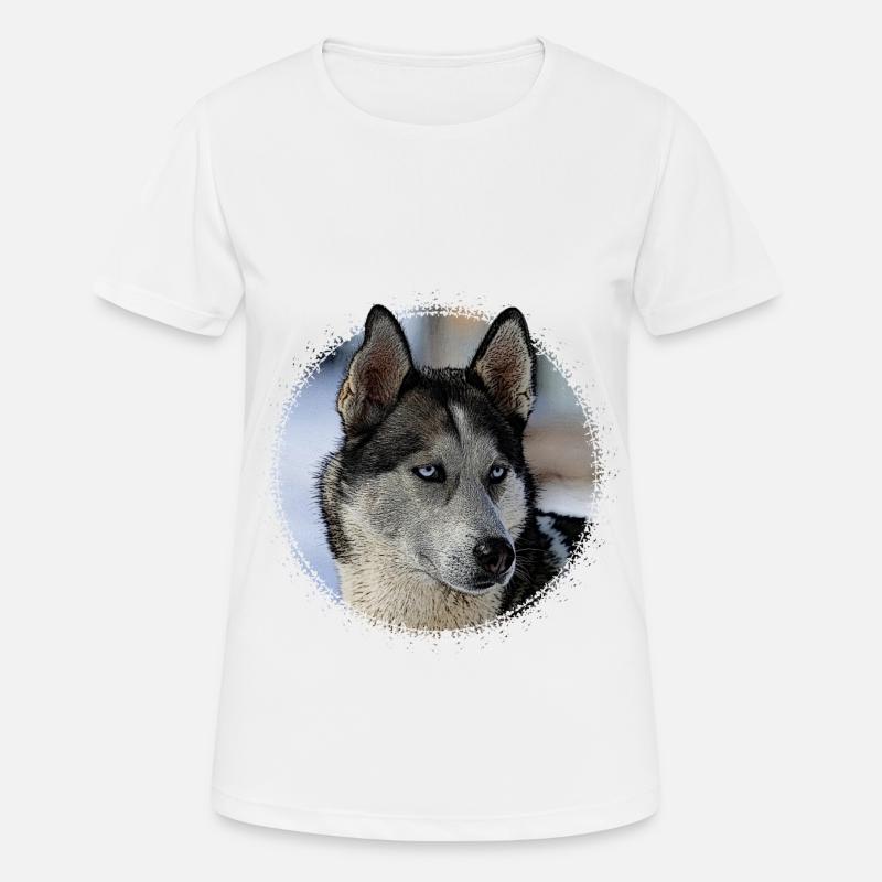 Husky - Women's Breathable T-Shirt - white