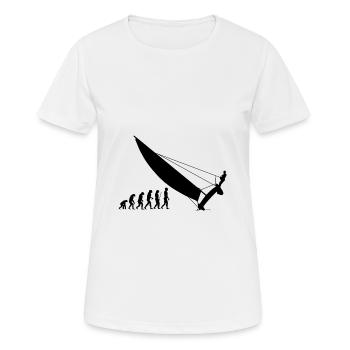 Catamaran evolution - Women's Breathable T-Shirt - white - Front - AI Model Female 172 dark (172cm)