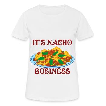 Nacho business - Women's Breathable T-Shirt - white - Front - AI Model Female 172 dark (172cm)