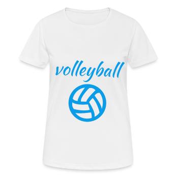 Beach-volley - T-shirt respirant Femme - blanc - Devant - AI Model Female 172 dark (172cm)