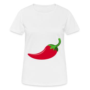 Spicy Chilly - Women's Breathable T-Shirt - white - Front - AI Model Female 172 dark (172cm)