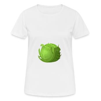 Chou - T-shirt respirant Femme - blanc - Devant - AI Model Female 172 dark (172cm)