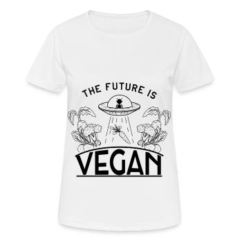 Future Plants Vegan Veggie Fruits - T-shirt respirant Femme - blanc - Devant - AI Model Female 172 dark (172cm)
