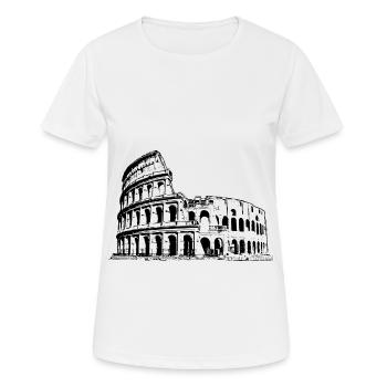 Rom Kolosseum Roma Italien Römer - Frauen T-Shirt atmungsaktiv - Weiß - Vorne - AI Model Female 172 dark (172cm)