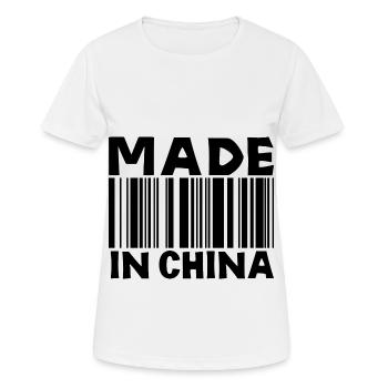 Chinesische Mauer China Wunder Denkmal Peking Made - Frauen T-Shirt atmungsaktiv - Weiß - Vorne - AI Model Female 172 dark (172cm)