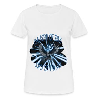 Tochter von Zeus - Frauen T-Shirt atmungsaktiv - Weiß - Vorne - AI Model Female 172 dark (172cm)