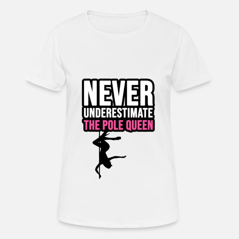 Pole Dance - Women's Breathable T-Shirt - white
