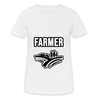 Farmers, farmers and farmers - Women's Breathable T-Shirt - white - Front - AI Model Female 172 dark (172cm)