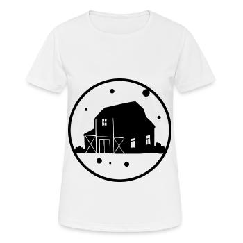 Vacances à la ferme et au ranch - T-shirt respirant Femme - blanc - Devant - AI Model Female 172 dark (172cm)