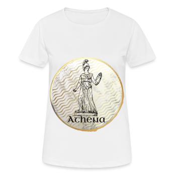 Athena Goddess Greek Mythology - Women's Breathable T-Shirt - white - Front - AI Model Female 172 dark (172cm)