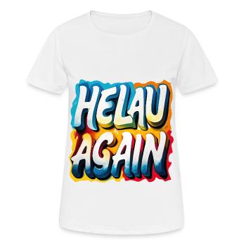 Helau Again Carnaval Carnaval - T-shirt respirant Femme - blanc - Devant - AI Model Female 172 dark (172cm)