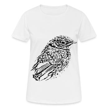 Vogel - Frauen T-Shirt atmungsaktiv - Weiß - Vorne - AI Model Female 172 dark (172cm)