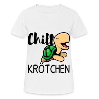 Schildkröte Faul Faulenzer - Frauen T-Shirt atmungsaktiv - Weiß - Vorne - AI Model Female 172 dark (172cm)