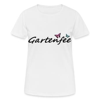 Gartenfee Süßes Motiv für Garten und Gewächshaus - Frauen T-Shirt atmungsaktiv - Weiß - Vorne - AI Model Female 172 dark (172cm)