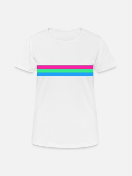 Polysexual flag - Women's Breathable T-Shirt - white