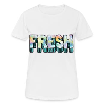 Fresh - Women's Breathable T-Shirt - white - Front - AI Model Female 172 dark (172cm)