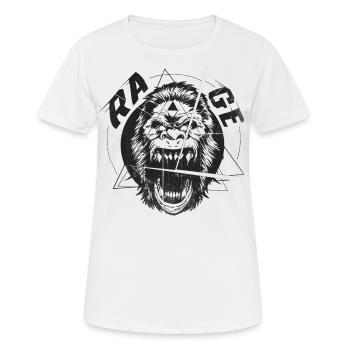RAGE The King of the Apes - Women's Breathable T-Shirt - white - Front - AI Model Female 172 dark (172cm)