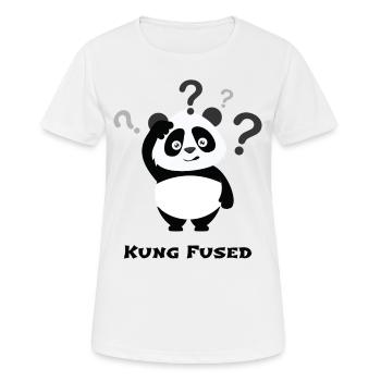 Lustiges Kung Fu(sed) - Panda Shirt - Frauen T-Shirt atmungsaktiv - Weiß - Vorne - AI Model Female 172 dark (172cm)