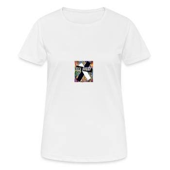 YES Diggi - T-shirt respirant Femme - blanc - Devant - AI Model Female 172 dark (172cm)