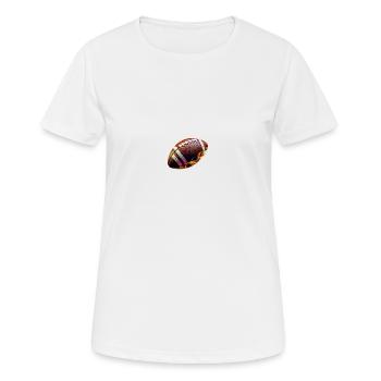 Speed Demon - Football américain - T-shirt respirant Femme - blanc - Devant - AI Model Female 172 dark (172cm)