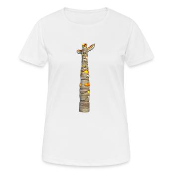 Totem - T-shirt respirant Femme - blanc - Devant - AI Model Female 172 dark (172cm)